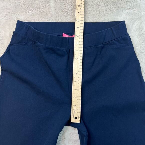 Isaac Mizrahi Pants Womens Size Medium Stretch Navy Blue Pull On - Picture 5 of 8